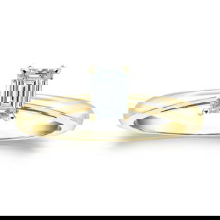 Natural 0.33 CTW Diamond Solitaire Ring 18K Yellow Gold: Natural 0.33 CTW Diamond Solitaire Ring 18K Yellow Gold Item No: REM033-BB32 Metal: 18K Yellow Gold Setting: 4-Prong Origin: Handcrafted in the USA DIAMOND INFORMATION Number of Diamonds: