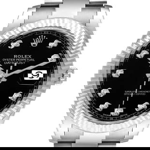 Rolex Datejust 41 Steel White Gold: Rolex Datejust 41 Steel White Gold Diamond Dial Mens Watch 126334 Box Card SKU no: RBJ65790 Brand: Rolex Model Name: Rolex Datejust 41 Steel White Gold Diamond Dial Mens Watch 126334 Box