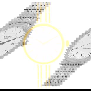 Tissot Powermatic Steel White Dial Automatic: Tissot Powermatic Steel White Dial Automatic Mens Watch T085.407.22.011.00 Creator: Tissot Case Shape: Round Movement: Automatic Place of Origin: Switzerland Period: 21st Century 