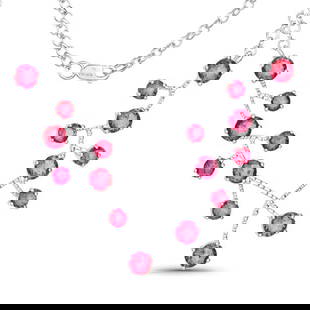 7.92 CT Genuine Pink Topaz 14K White Gold Necklace: 7.92 CT Genuine Pink Topaz 14K White Gold Necklace Stone Details: Pink Topaz Item Type: Necklace Subcategory: Topaz Gross Wt: 9.83 Gemstone Wt: 7.92 ctw Total Stone Wt: 7.92 ctw 