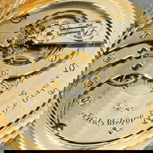 Patek Philippe. A Gold Keyless Lever: Patek Philippe. A Gold Keyless Lever Pocket Watch C1914 Creator: Patek Philippe Case Material: Gold, 18k Gold, Yellow Gold Case Shape: Round Movement: Manual Wind Case Dimensions: Diameter: 1.97 in (5