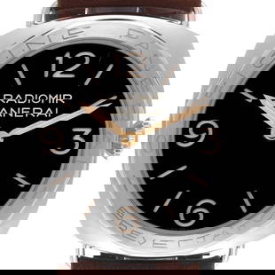 Panerai Luminor Acciaio Logo Black Dial: Panerai Luminor Acciaio Logo Black Dial 47mm Mens Watch PAM00632 Box Papers SKU no: RBJ67095 Brand: Panerai Model Name: Panerai Luminor Acciaio Logo Black Dial 47mm Mens Watch PAM00632 Box Papers Mode