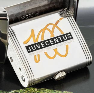 Jaeger LeCoultre Reverso Juventus FC Limited: Jaeger LeCoultre Reverso Juventus FC Limited Edition 275.3.62 Creator: Jaeger-LeCoultre Design: Reverso Watch Case Material: White Gold Strap Material: Leather Case Shape: Rectangle Movement: Manu