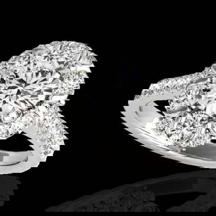 2.05 ctw Certified Diamond Solitaire Halo Ring 10k White Gold: 2.05 ctw Certified Diamond Solitaire Halo Ring 10k White Gold Item: Diamond Wedding RingTotal Gem weight: 2.05 carats Metal: Solid 10k White Gold Gold Product Weight: Approx. 5 grams Jewelry