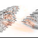 2.63 ctw Certified VS/SI Diamond 2pc Wedding Set Halo 14k Rose Gold