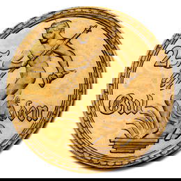 1923 Danzig Gold 25 Gulden PF-67