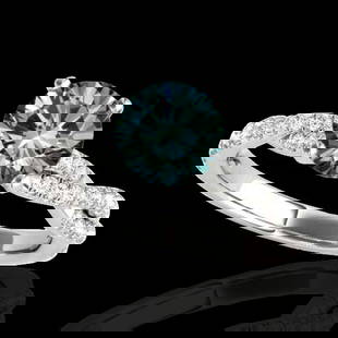 1.25 ctw SI Certified Fancy Blue Diamond Solitaire Ring 10k White Gold: 1.25 ctw SI Certified Fancy Blue Diamond Solitaire Ring 10k White Gold Item: Diamond Wedding RingTotal Gem weight: 1.25 carats Metal: Solid 10k White Gold Gold Product Weight: Approx. 3.2 grams 