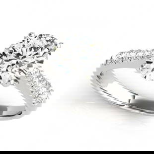 Natural 1.25 ctw Diamond Solitaire Ring 14k White Gold: Natural 1.25 ctw Diamond Solitaire Ring 14k White Gold Manufacturer's Suggested Retail Price: $17300.00 Item: Diamond Wedding RingTotal Gem weight: 1.25 carats Metal: Solid 14k White Gold Gold