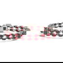 19.49 ctw Ruby & Diamond Bracelet 14K White Gold