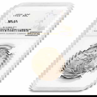 1935 Walking Liberty Half Dollar MS-65: 1935 Walking Liberty Half Dollar MS-65 NGC SKU no: RBJ15336 Year: 1935 Grade Service: NGC Denomination: 50 Cents Metal Content: 0.3617 troy oz Purity: .900 Thickness: 2.15 mm 