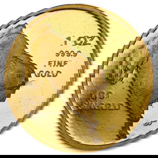 1987 Singapore 1 oz Gold 100: 1987 Singapore 1 oz Gold 100 Singold Rabbit Proof-Like SKU no: RBJ20310 Year: 1987 Grade: Brilliant Unc Grade Service: None Denomination: 100 Singold Mint Mark: Not Shown Metal Content: 1
