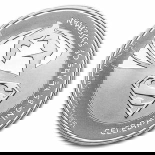 2023 Niue 1 oz Silver Coin: 2023 Niue 1 oz Silver Coin $2 Superman 85th Anniversary SKU no: RBJ277102 Year: 2023 Grade: Proof Grade Service: None Denomination: 2 Dollars Mint Mark: Not Shown Metal Content: 1 troy oz