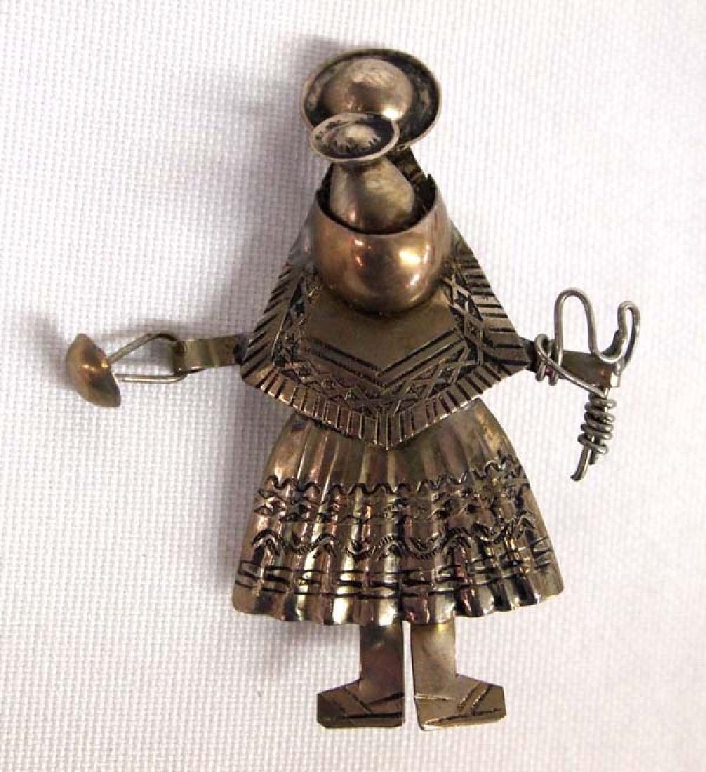 Mexican Sterling Silver Pin (1 of 2)