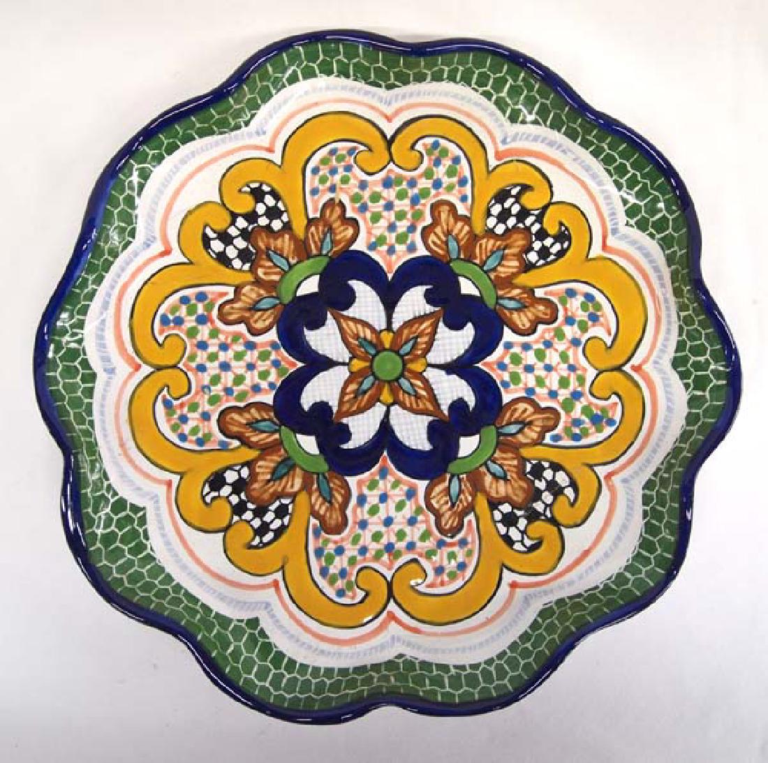 Mexican Talavera Pottery Tray (1 of 3)