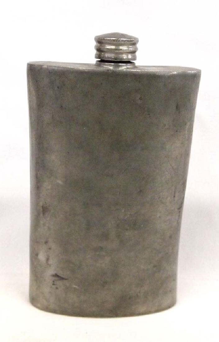 Antique Sheffield Back Pocket Whiskey Flask (1 of 3)