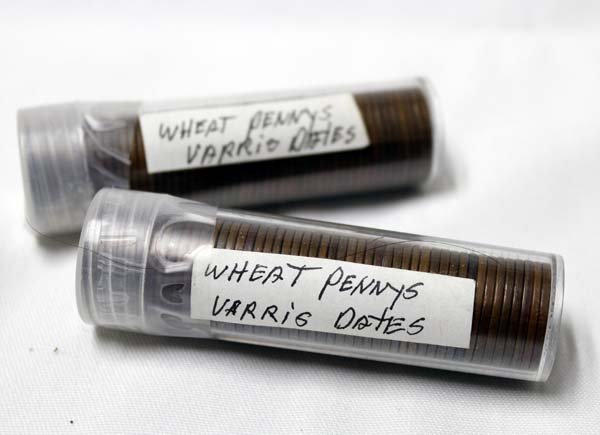 2 Rolls of Wheat Pennies Various Dates (1 of 2)