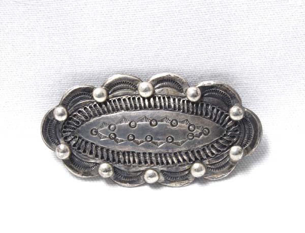 Native American Navajo Old Pawn Sterling Pin (1 of 2)