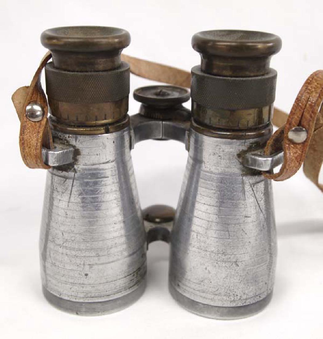 Antique WWI German Brass & Aluminum Binoculars (1 of 3)