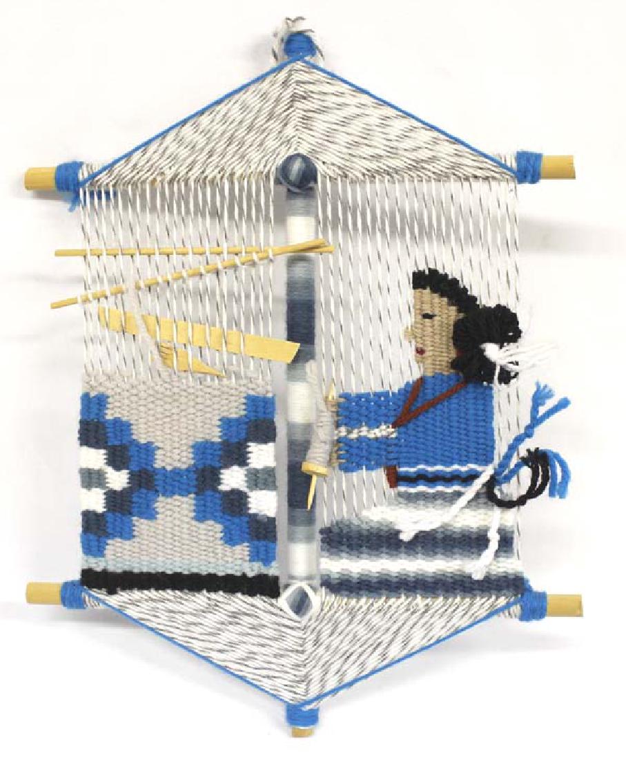 Navajo Rug Weaver Wall Hanging (1 of 3)
