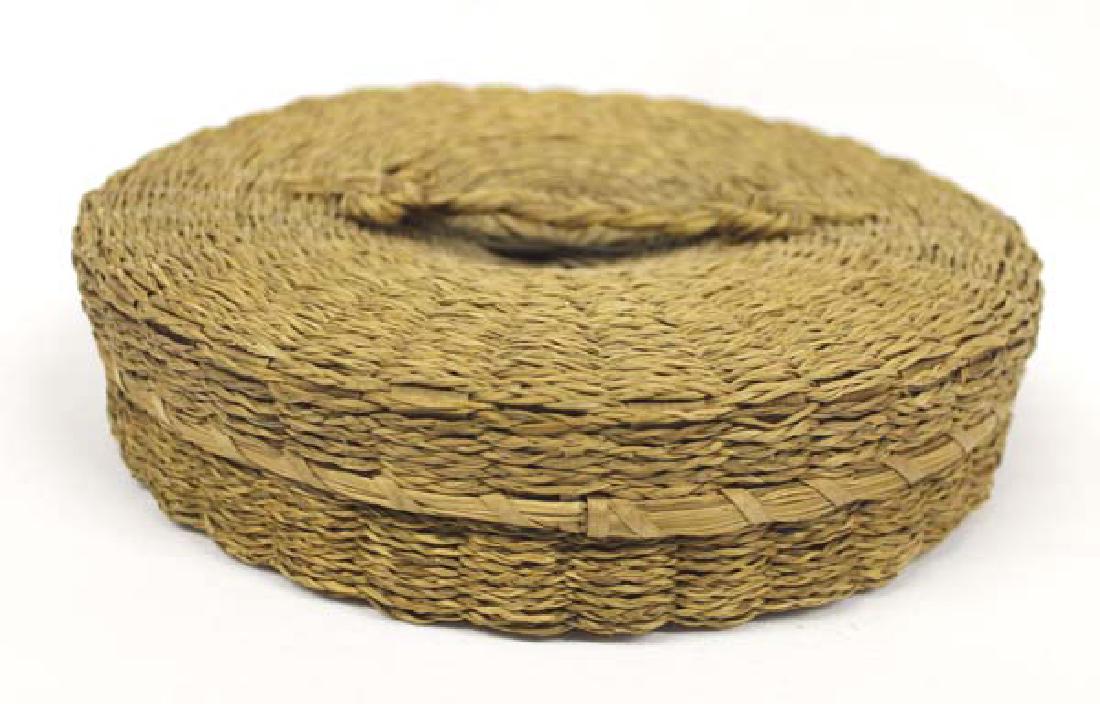 Vintage Penobscot Sweet Grass Sewing Basket (1 of 6)
