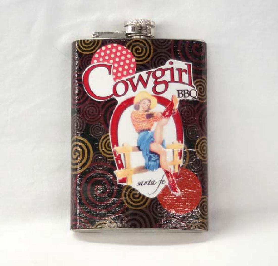 Cowgirl Flask BBQ Santa Fe, 6 in. L, S&H $10: Cowgirl Flask BBQ Santa Fe, 6 in. L, S&H $10