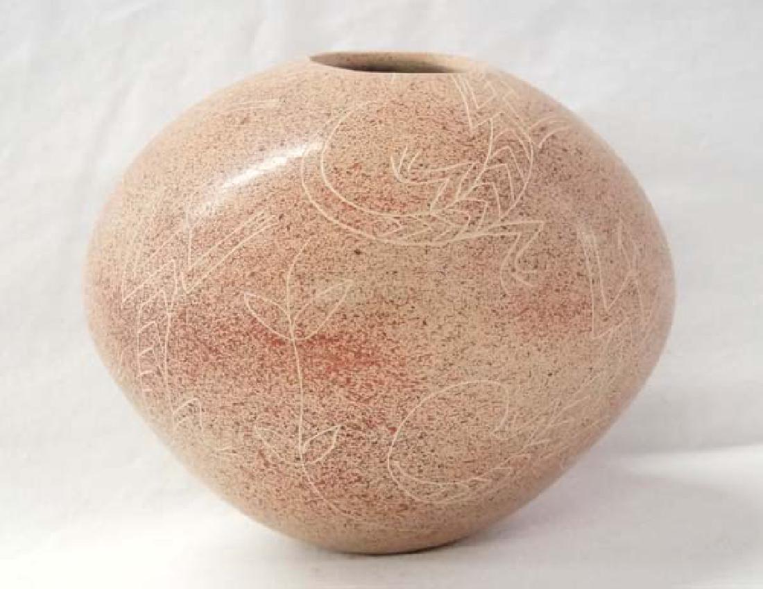 Mata Ortiz Lizard Jar 5in x 5 3 3/4in SH $15 (1 of 1)