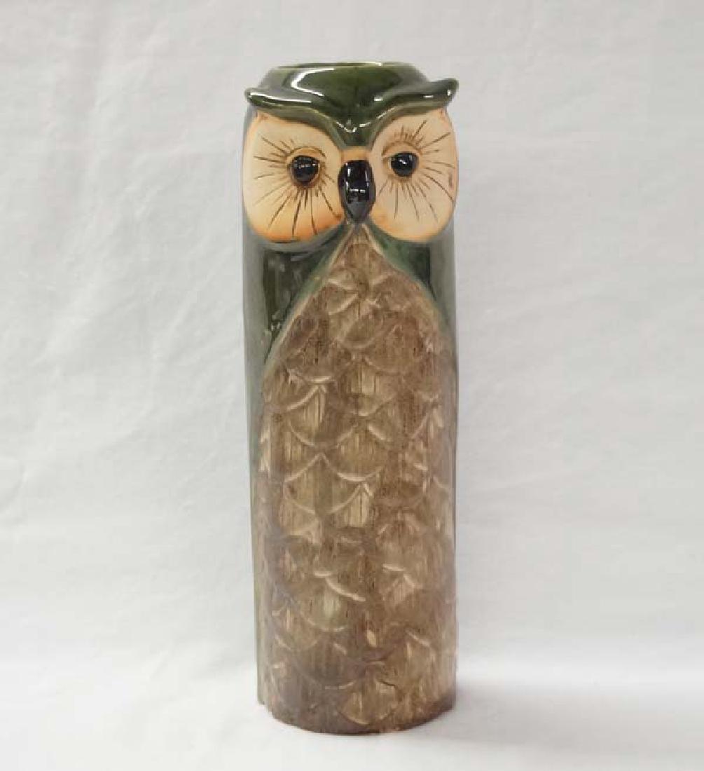 Owl Vase 11in H SH $15: Owl Vase 11in H SH $15