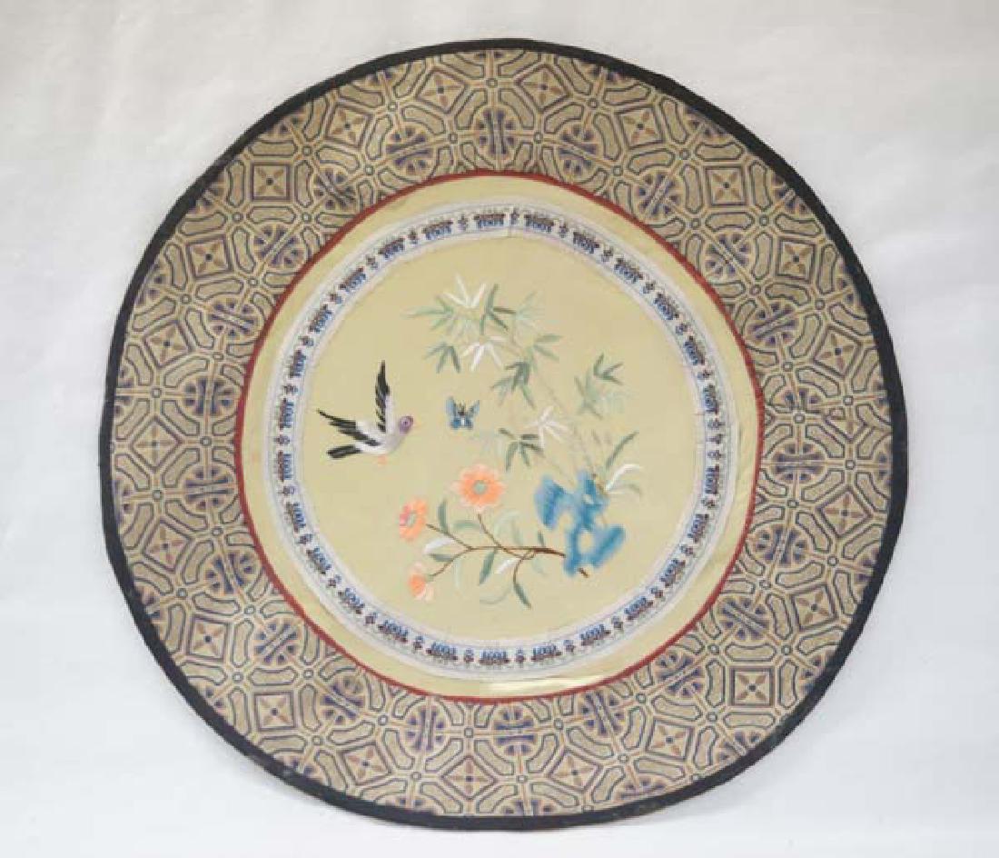 Oriental Silk Tapestry 10in D SH $10 (1 of 1)