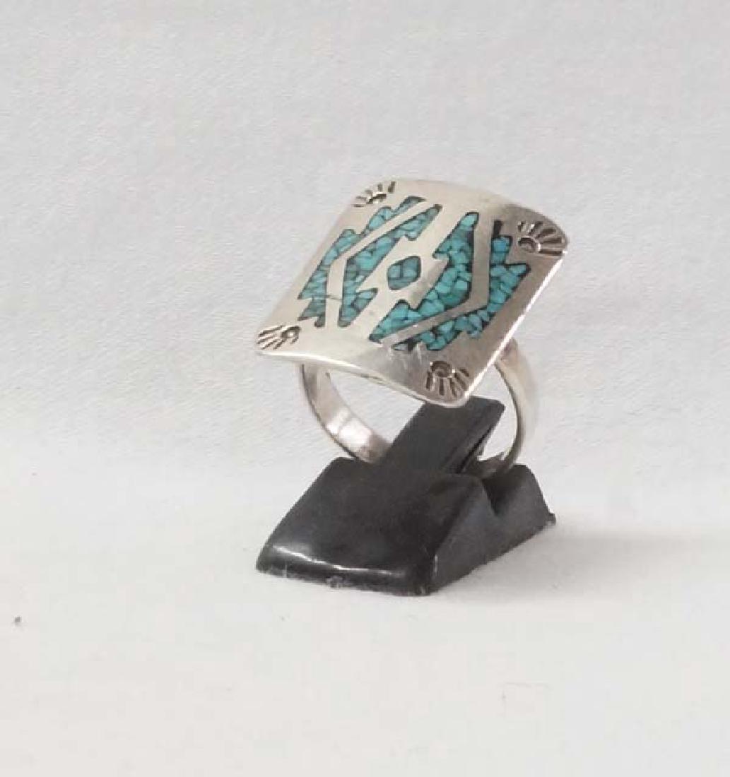 Navajo Silver Ring SZ8 SH10: Navajo Silver Ring SZ8 SH10