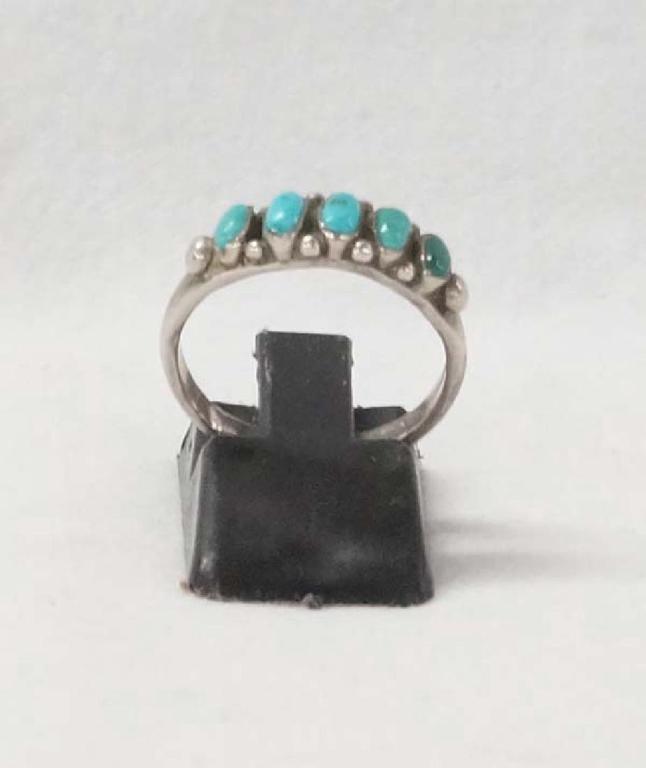 Zuni Silver Ring SZ7 SHI10: Zuni Silver Ring SZ7 SHI10