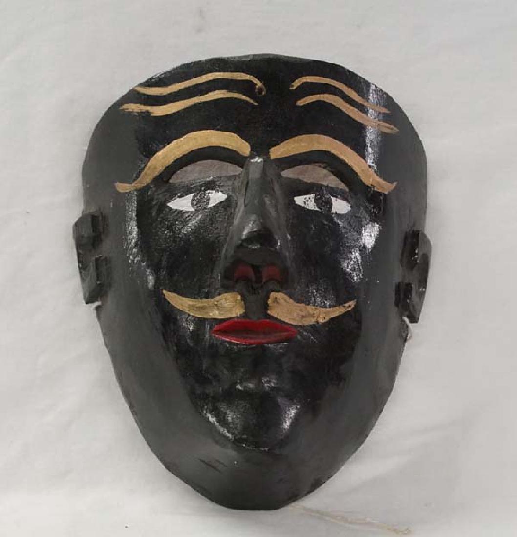 Mexican Wood Mask 7in SH15 (1 of 1)