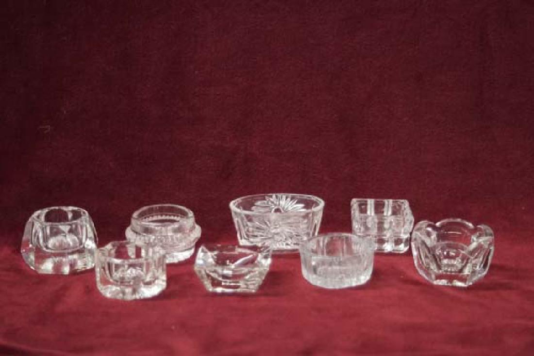 Collection Crystal Salt Cellars 2 1/2in SH $15: Collection Crystal Salt Cellars 2 1/2in SH $15