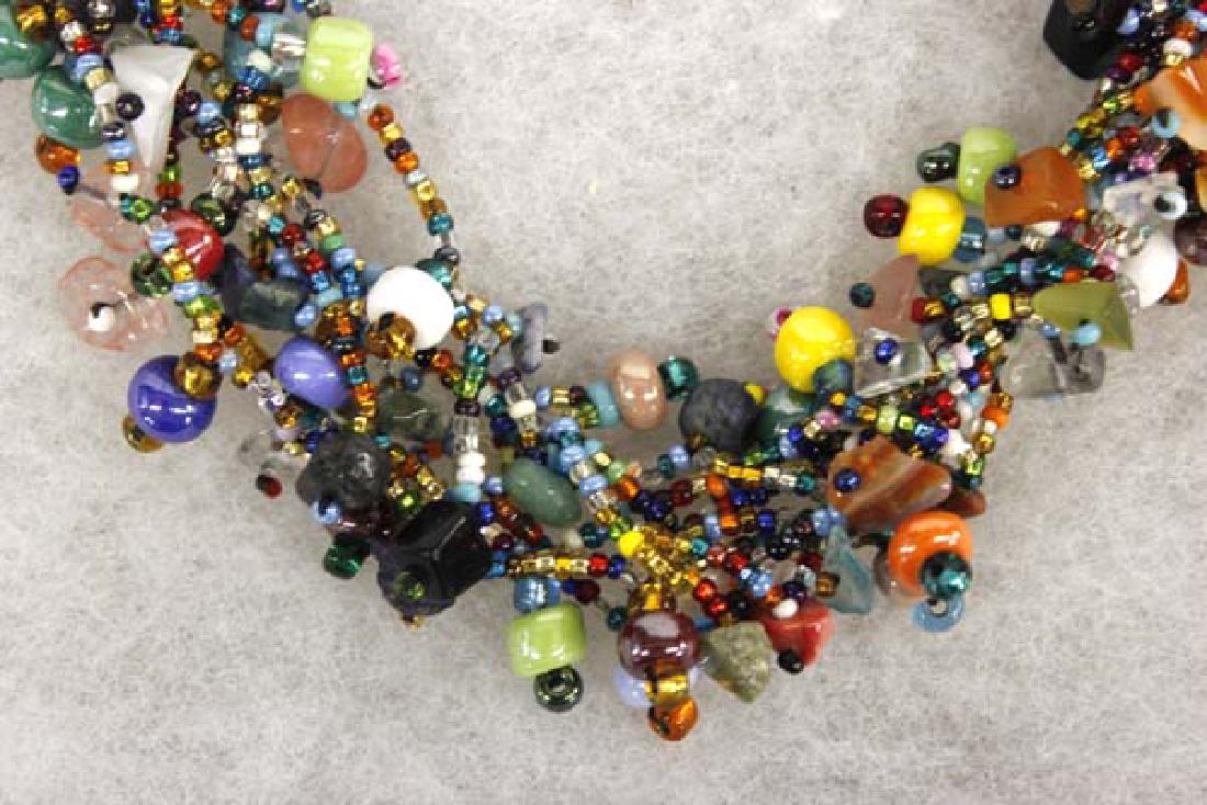 Hand Beaded Necklace & Bracelet (1 of 2)