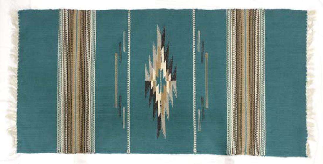 Chimayo Fringed Wood Rug (1 of 4)