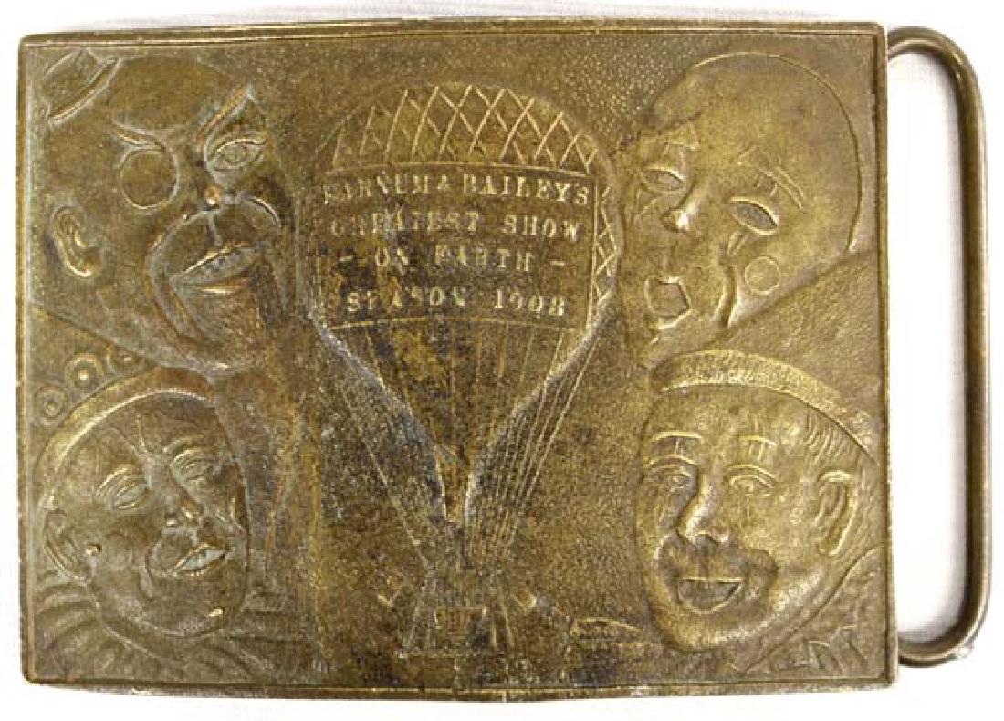 Tiffany Studios Barnum & Bailey Circus Belt Buckle (1 of 4)