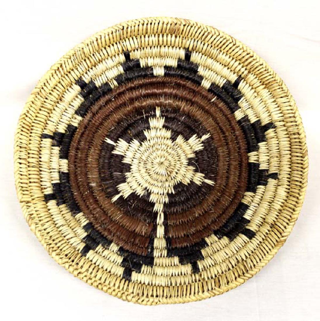 Native American Navajo Polychrome Wedding Basket (1 of 2)