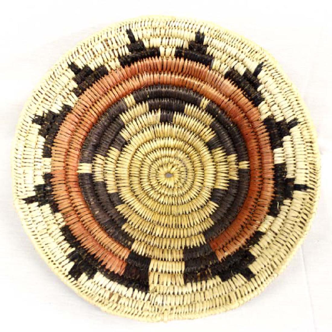 Native American Navajo Polychrome Wedding Basket (1 of 2)