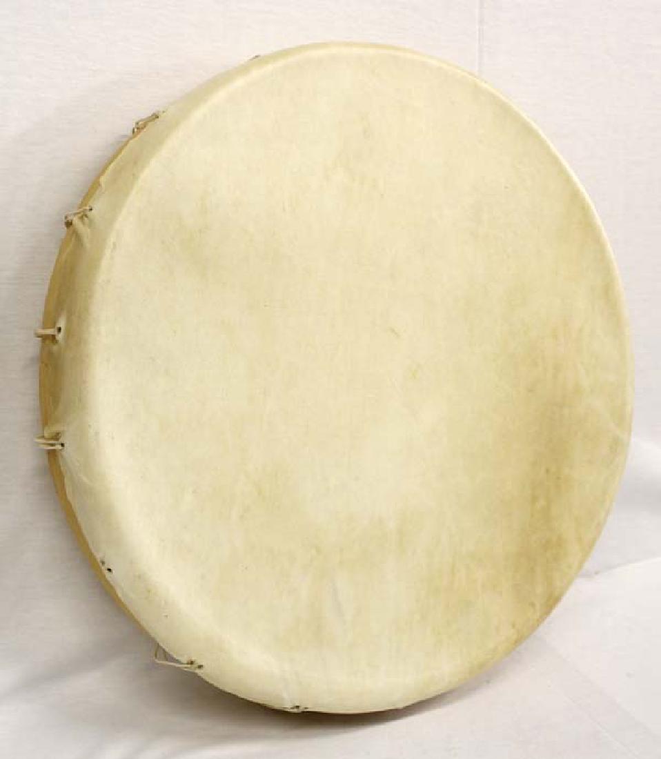 Northwest Coast Wood and Hide Drum by Greg Colfax (1 of 3)