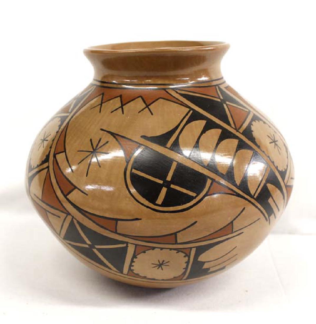 Mexican Mata Ortiz Polychrome Pottery Jar by Ortiz (1 of 4)