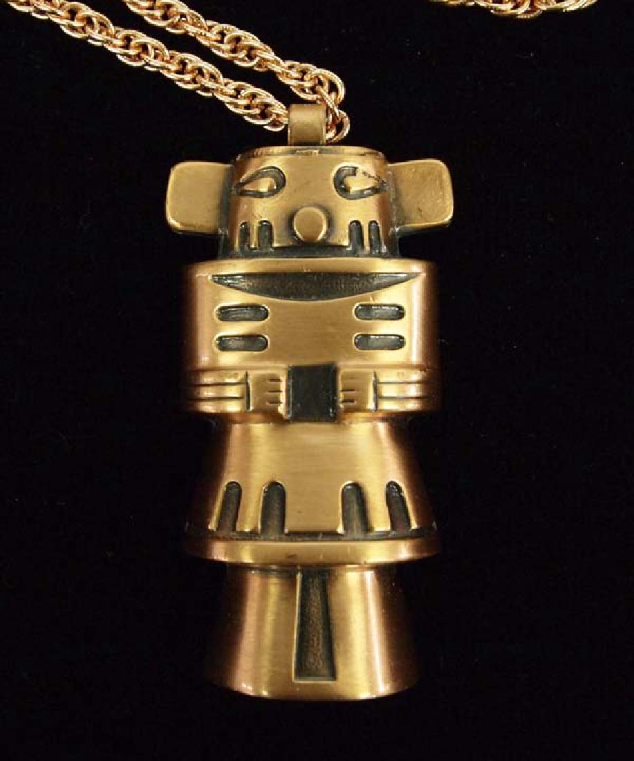 Bell Trading Co. Copper Kachina Pendant Necklace (1 of 4)