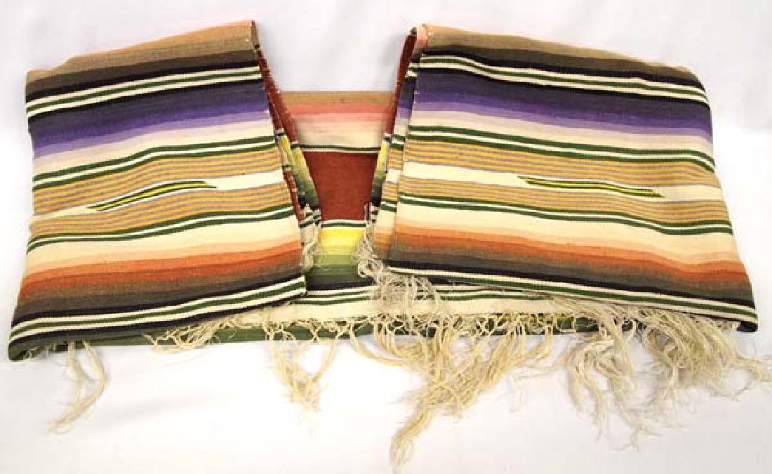 Vintage Mexican Saltillo Wool Blanket (1 of 3)