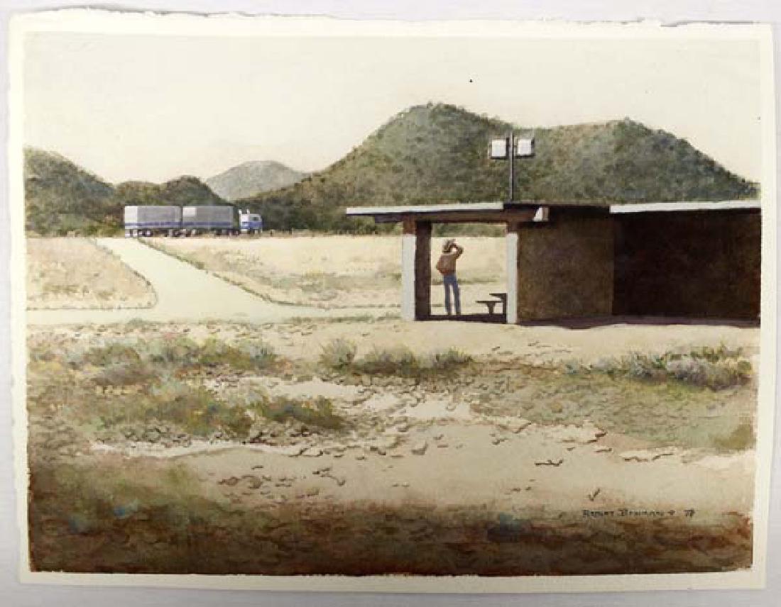 1979 Original Watercolor Painting by Robert Bowman (1 of 2)