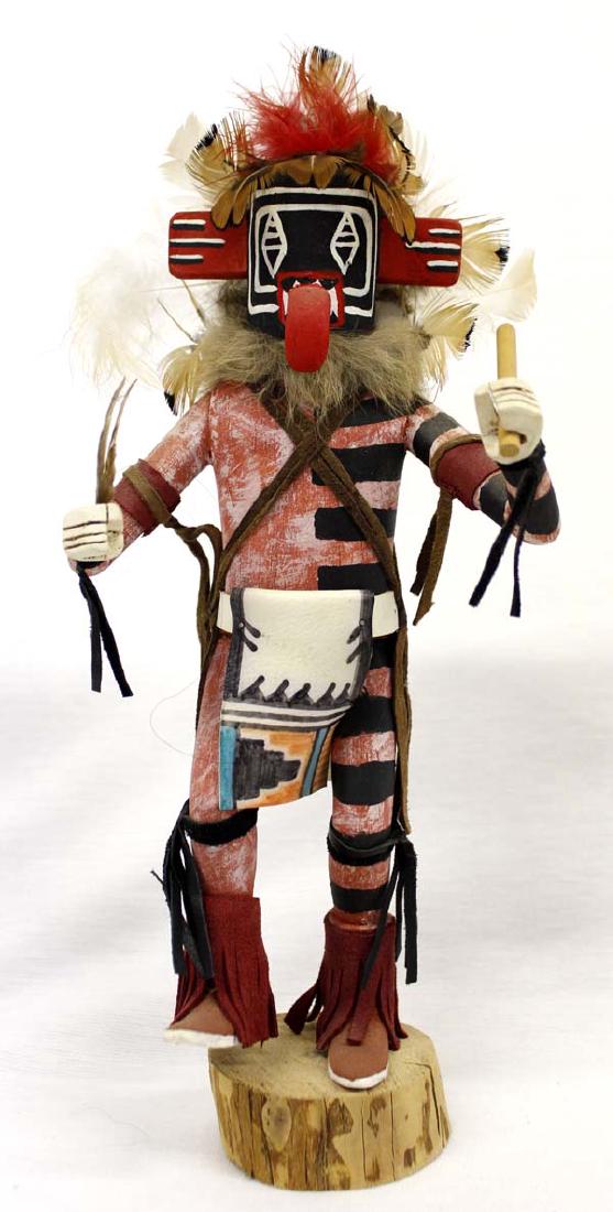 Navajo Carved Wood Left-Handed Kachina by Largo (1 of 5)