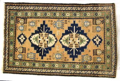 Antique Avakian Bros. 100% Wool Meshkin Rug