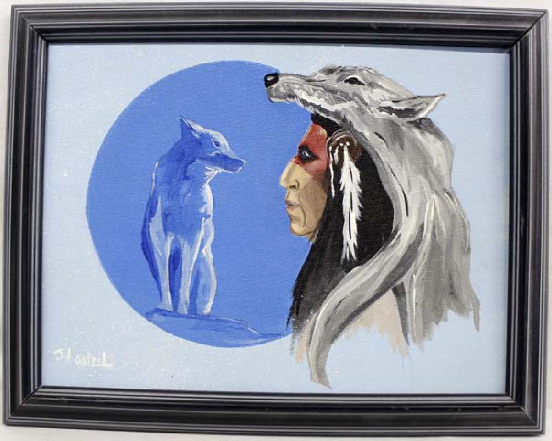 Original Native American Painting by J. A. Casteel (1 of 3)