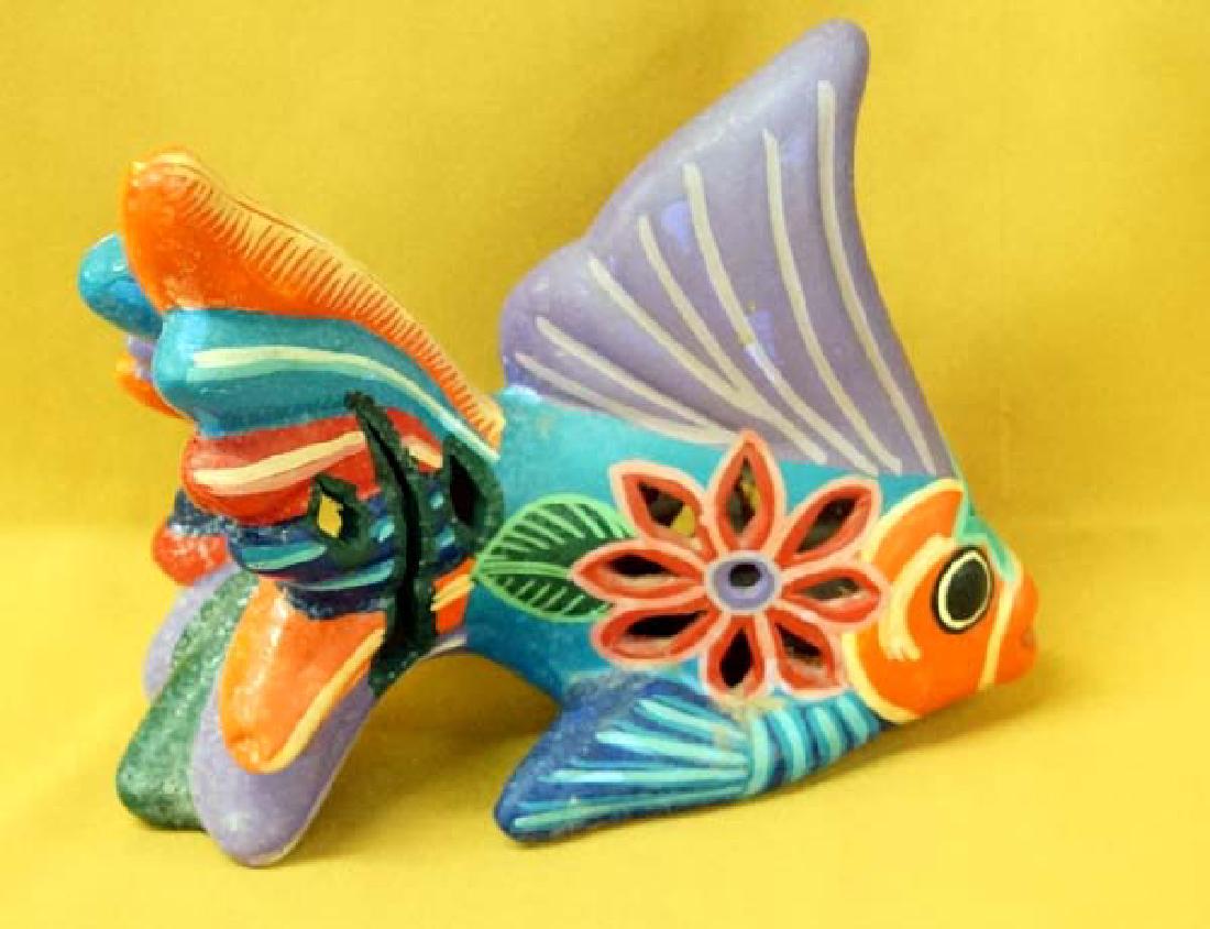 Mexican Ceramic Fish 8in High SH $20 (1 of 1)