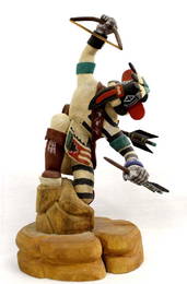 Laguna Artist Carved Wood Kachina by Ray Jose
