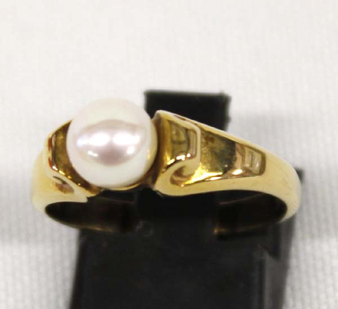 James Avery Cultured Pearl Ring #585, Size 7.5 (1 of 2)