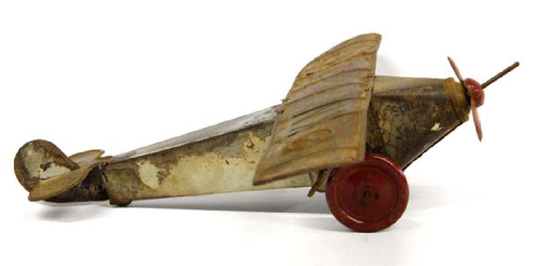 Antique Henry Katz Tin Toy Airplane (1 of 4)