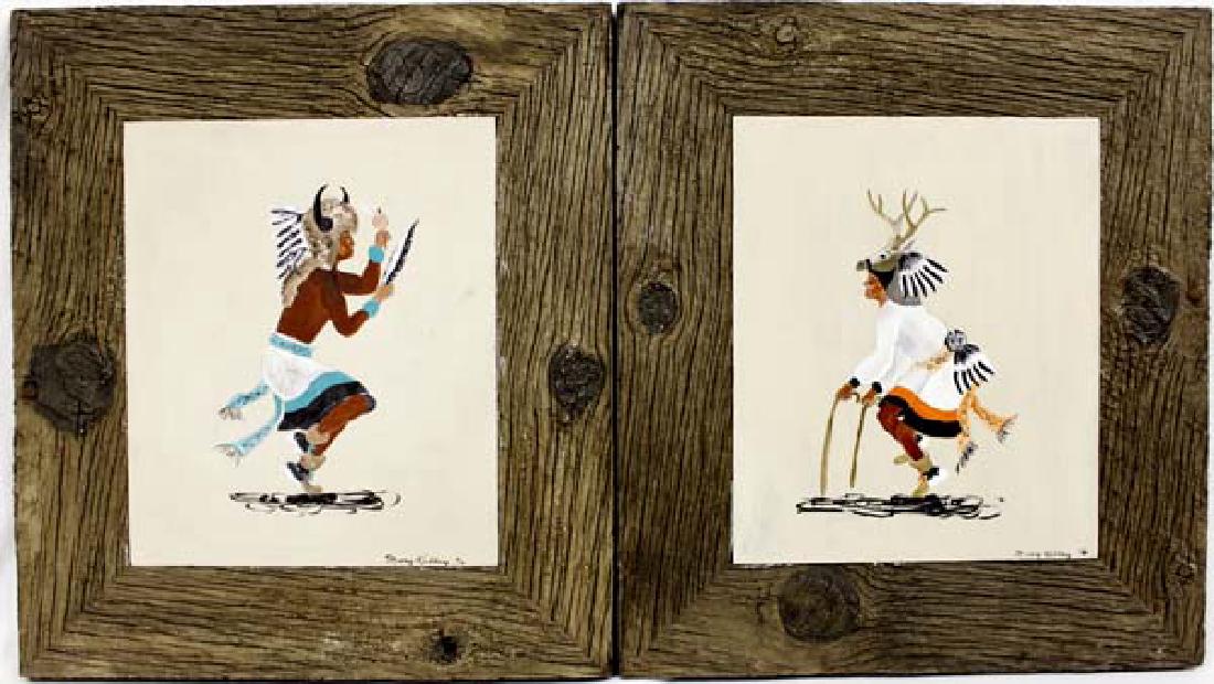 2 Jemez Acrylic Paintings on Board by Mary Kelley (1 of 5)